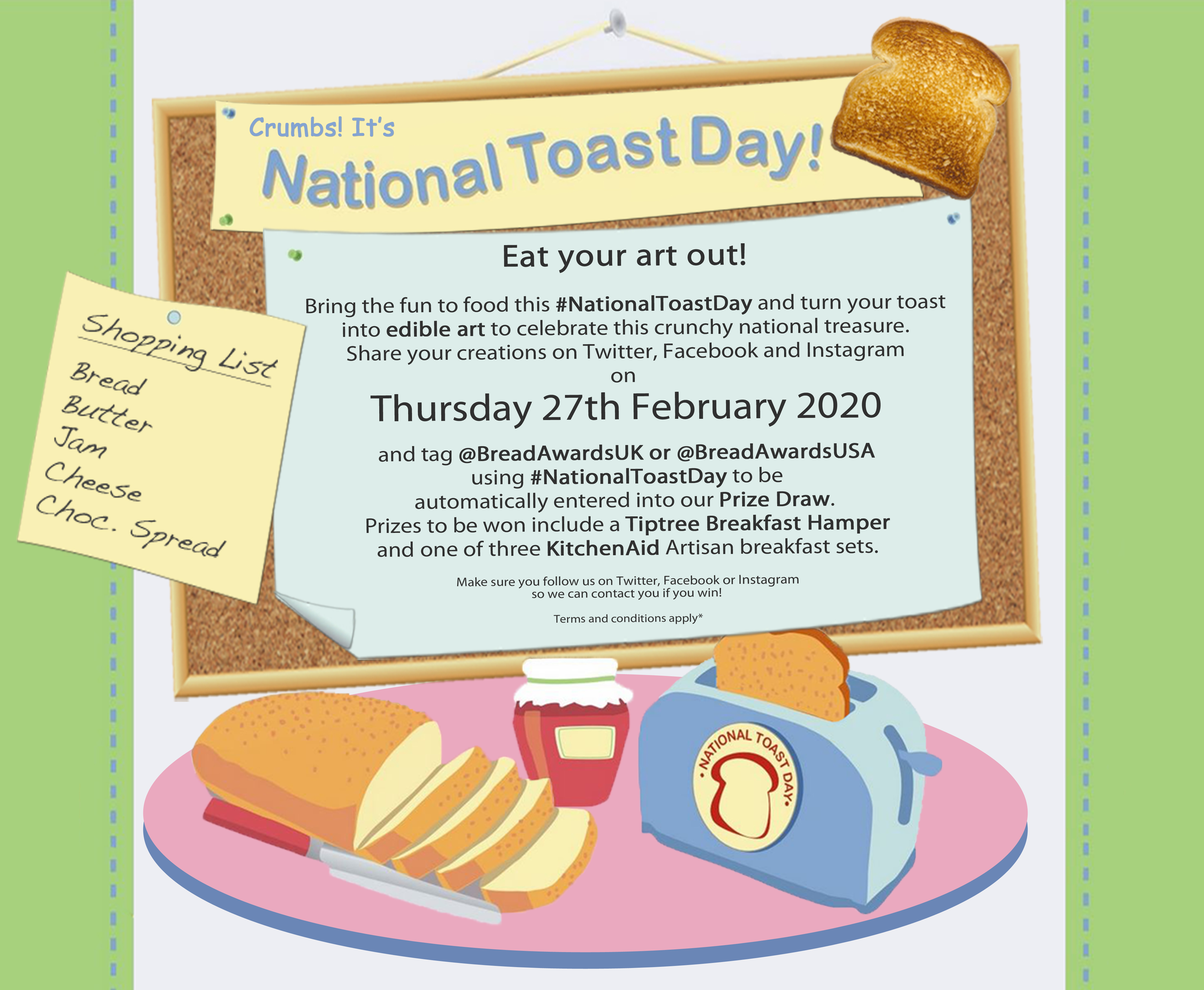 National Toast Day World Bread Awards